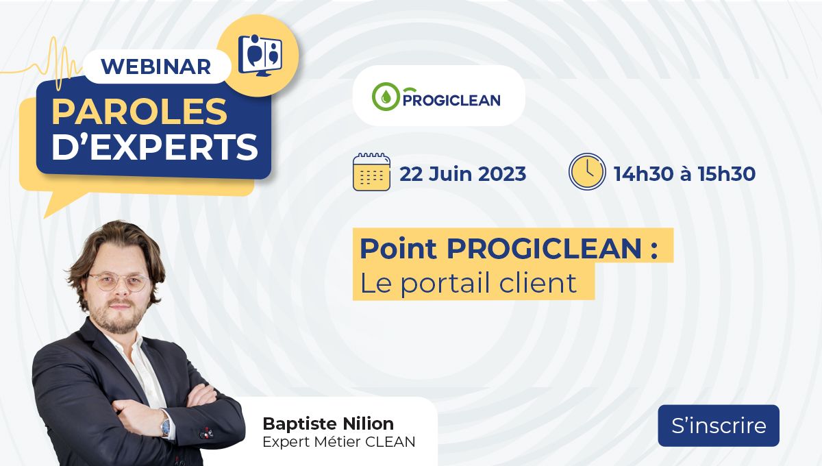 Le portail client, Progiclean