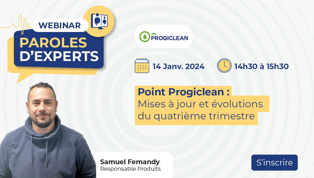 Point Progiclean : Mises à jour et évolutions du quatrième trimestre 